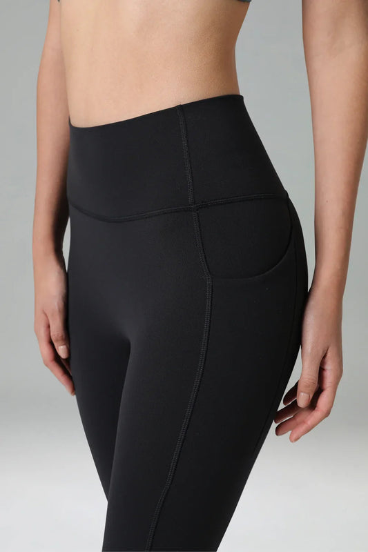 Dreamlux High Waisted No Front Seam 7/8 Workout Legging w/ Pockets 8