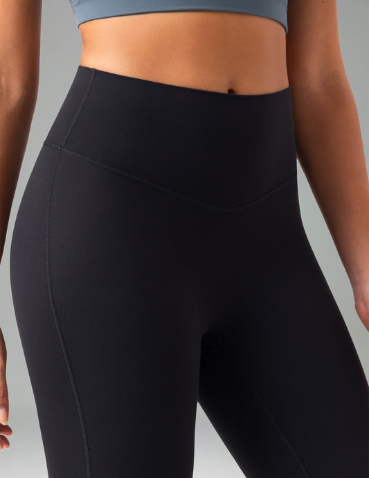 Dreamlux High Waisted No Front Seam Flare Legging 27.5" 3