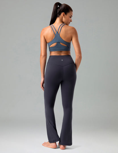 Dreamlux High Waisted No Front Seam Flare Legging 27.5" 7