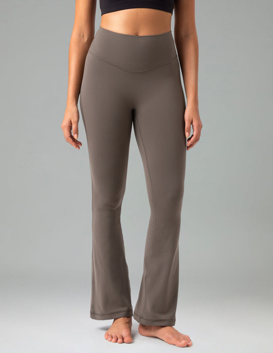 Dreamlux High Waisted No Front Seam Flare Legging 29.5" 10