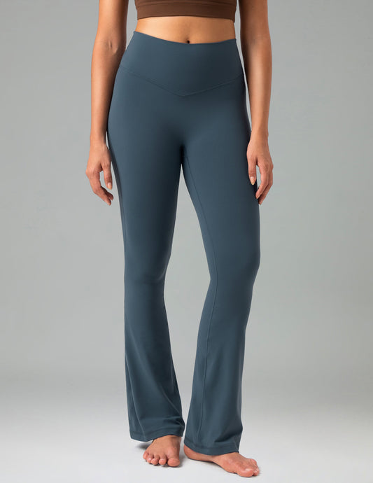 Dreamlux High Waisted No Front Seam Flare Legging 29.5" 12