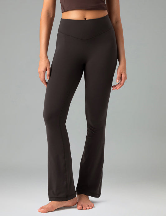 Dreamlux High Waisted No Front Seam Flare Legging 29.5" 14