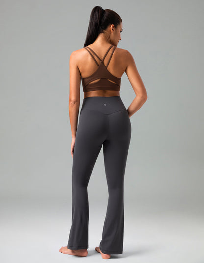 Dreamlux High Waisted No Front Seam Flare Legging 29.5" 2