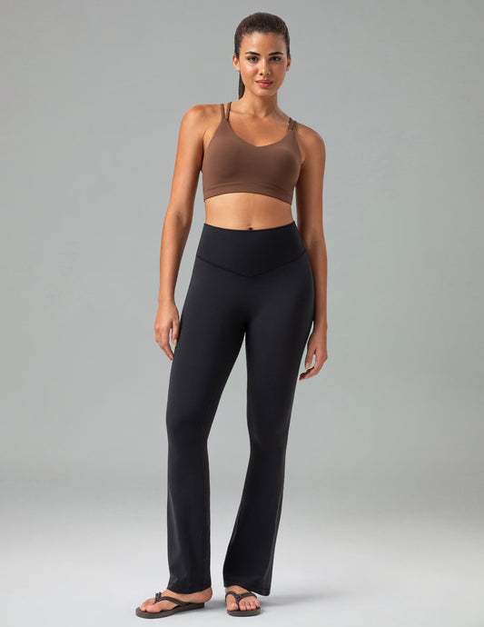 Dreamlux High Waisted No Front Seam Flare Legging 29.5" 6