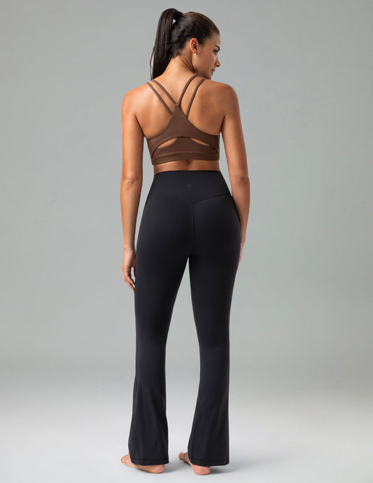 Dreamlux High Waisted No Front Seam Flare Legging 29.5" 7