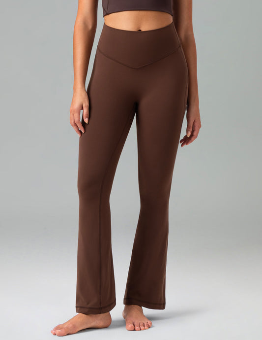 Dreamlux High Waisted No Front Seam Flare Legging 29.5" 9