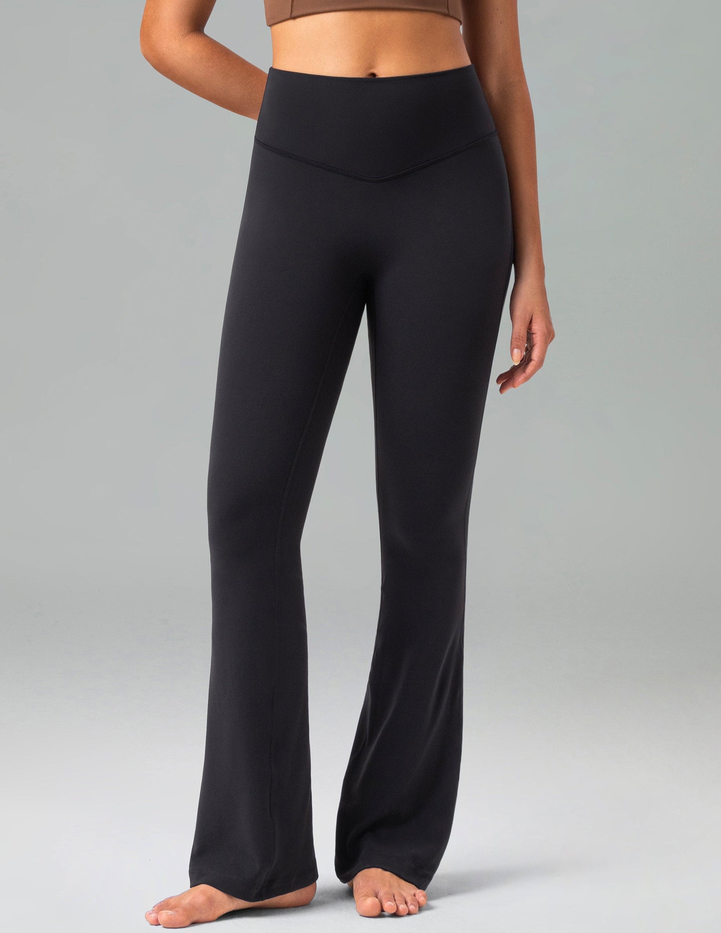 Dreamlux High Waisted No Front Seam Flare Legging 31.5" 0