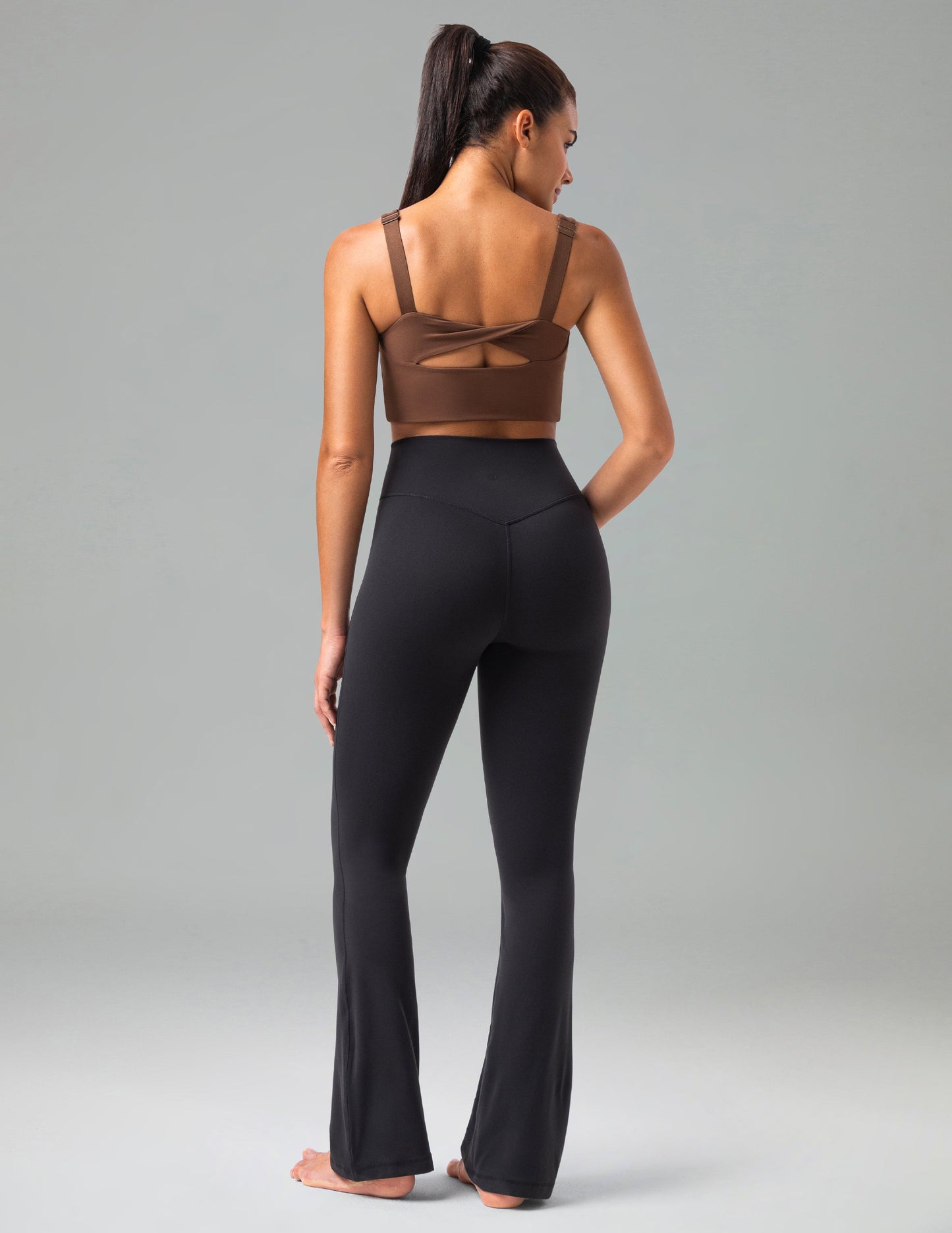 Dreamlux High Waisted No Front Seam Flare Legging 31.5" 2