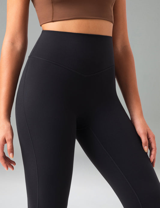 Dreamlux High Waisted No Front Seam Flare Legging 31.5" 3