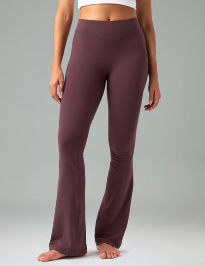 Dreamlux High Waisted No Front Seam Flare Legging 31.5" 5