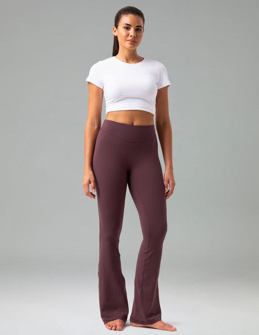 Dreamlux High Waisted No Front Seam Flare Legging 31.5" 6
