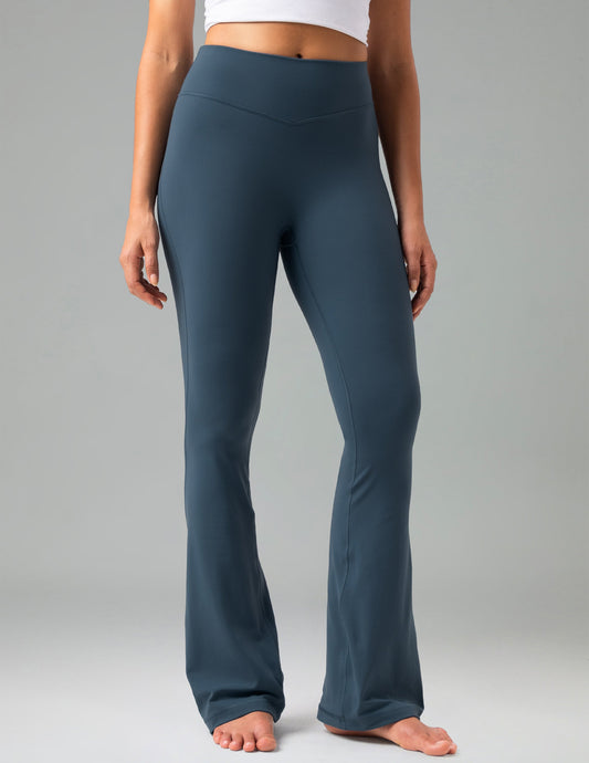 Dreamlux High Waisted No Front Seam Flare Legging 31.5" 9