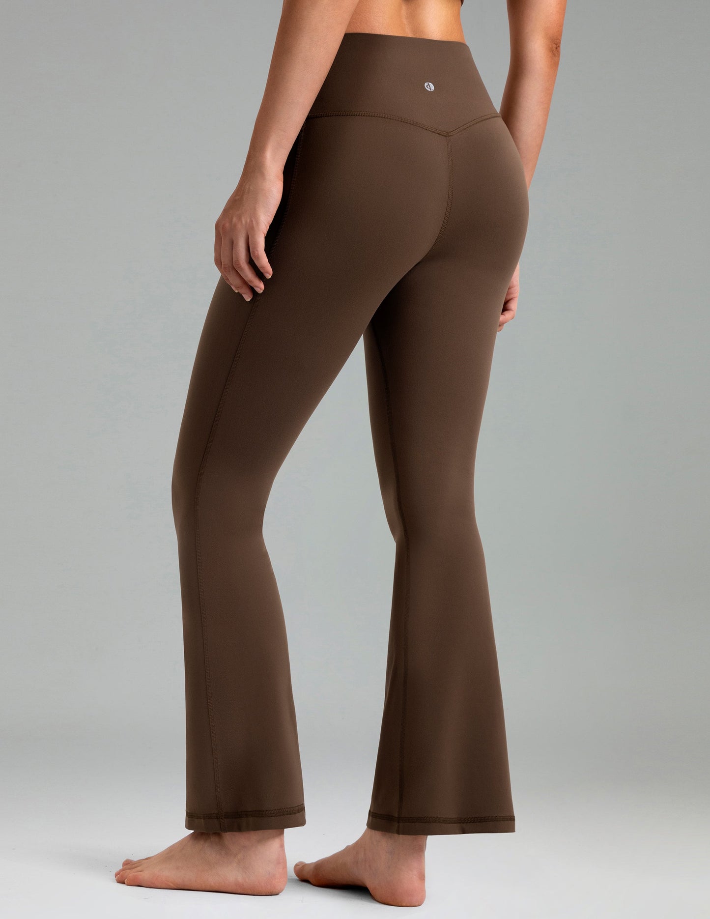 Dreamlux High Waisted No Front Seam Flare Legging w/Pockets 27.5" 11