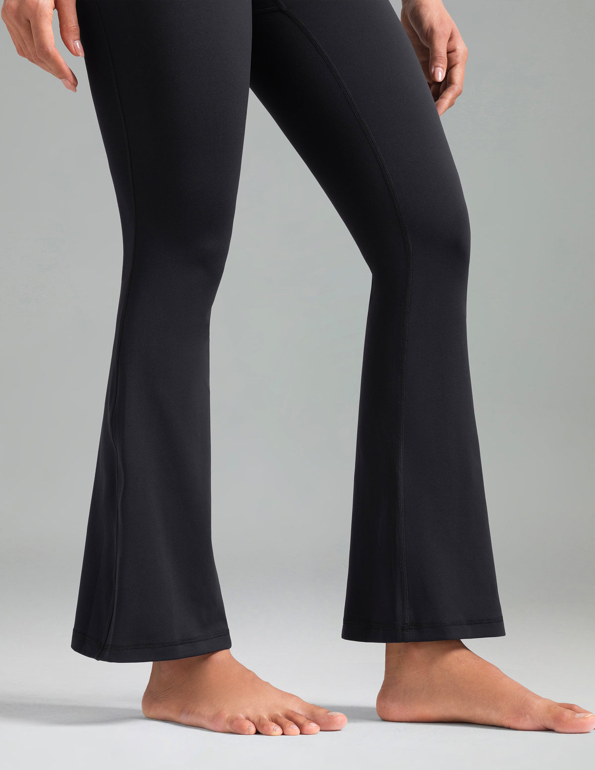 Dreamlux High Waisted No Front Seam Flare Legging w/Pockets 27.5