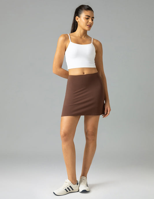 Dreamlux High Waisted Seamless Work Skirt w/ Built-in Shorts & Pockets 1