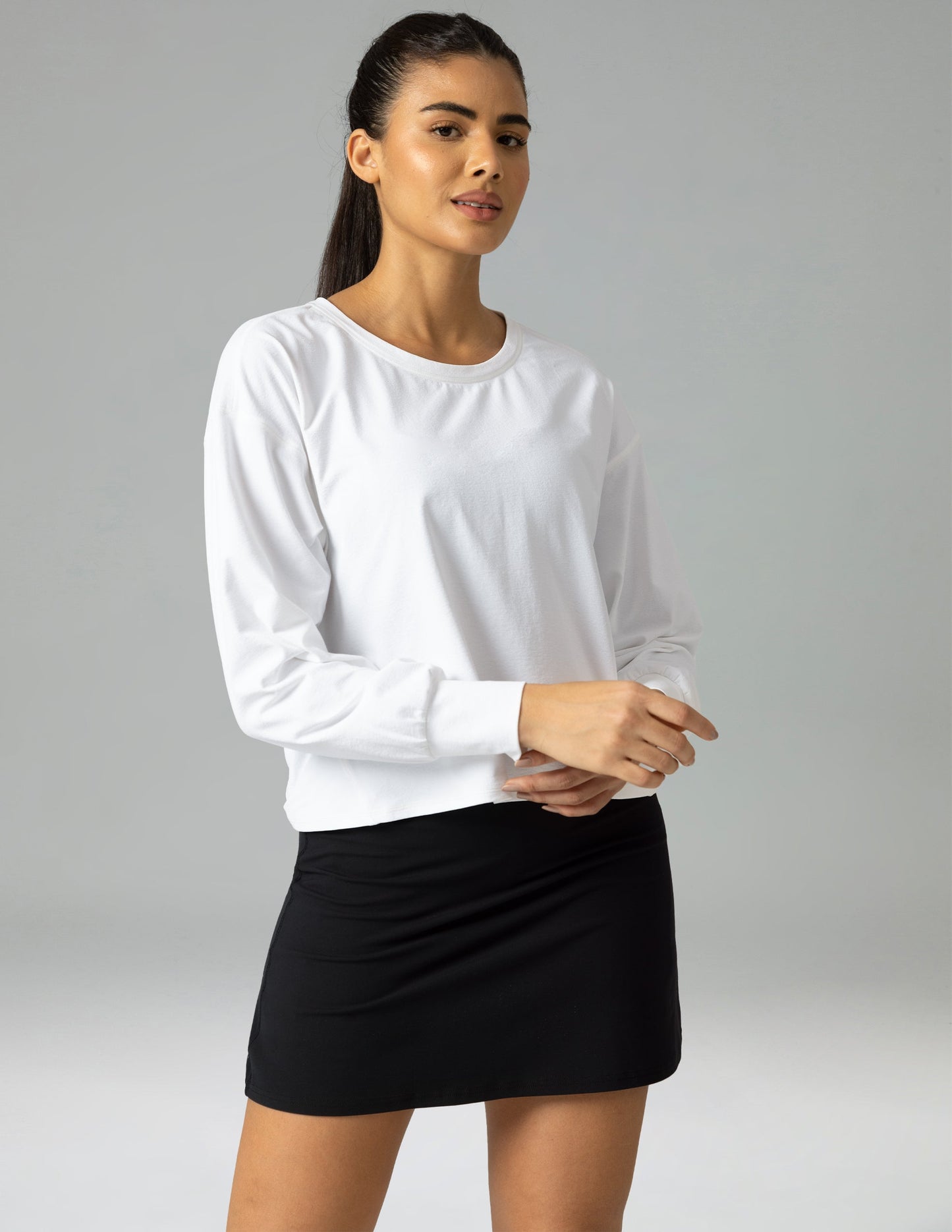 Dreamlux High Waisted Seamless Work Skirt w/ Built-in Shorts & Pockets 11