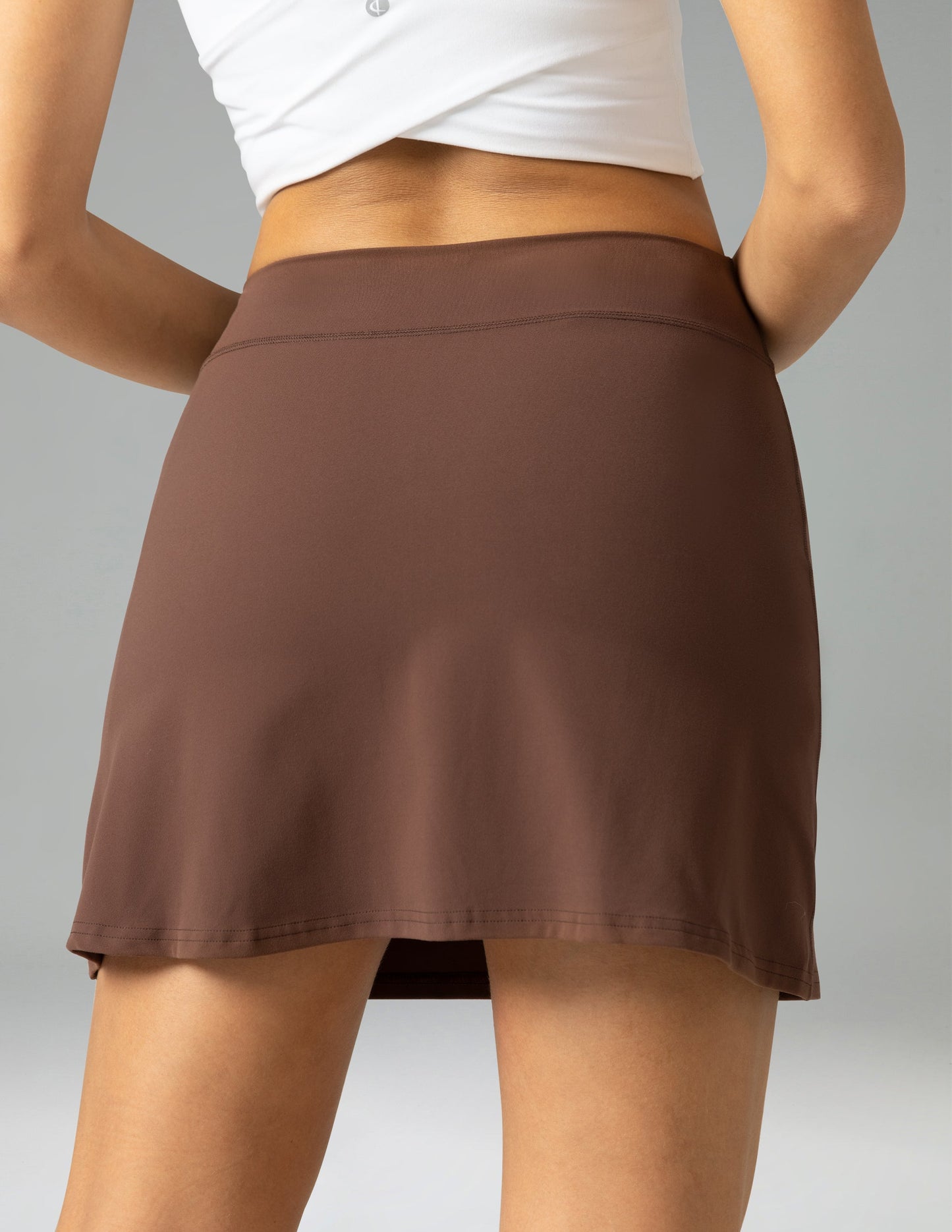 Dreamlux High Waisted Seamless Work Skirt w/ Built-in Shorts & Pockets 4