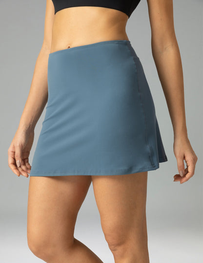 Dreamlux High Waisted Seamless Work Skirt w/ Built-in Shorts & Pockets 9