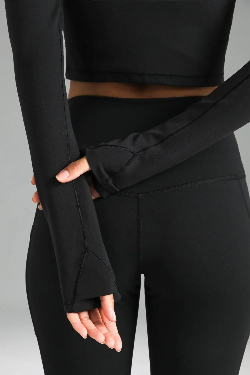 Dreamlux Long Sleeve Cropped Workout Shirt 5