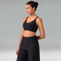 Dreamlux V-Neck Strappy Back Workout Bra – Light Support 0