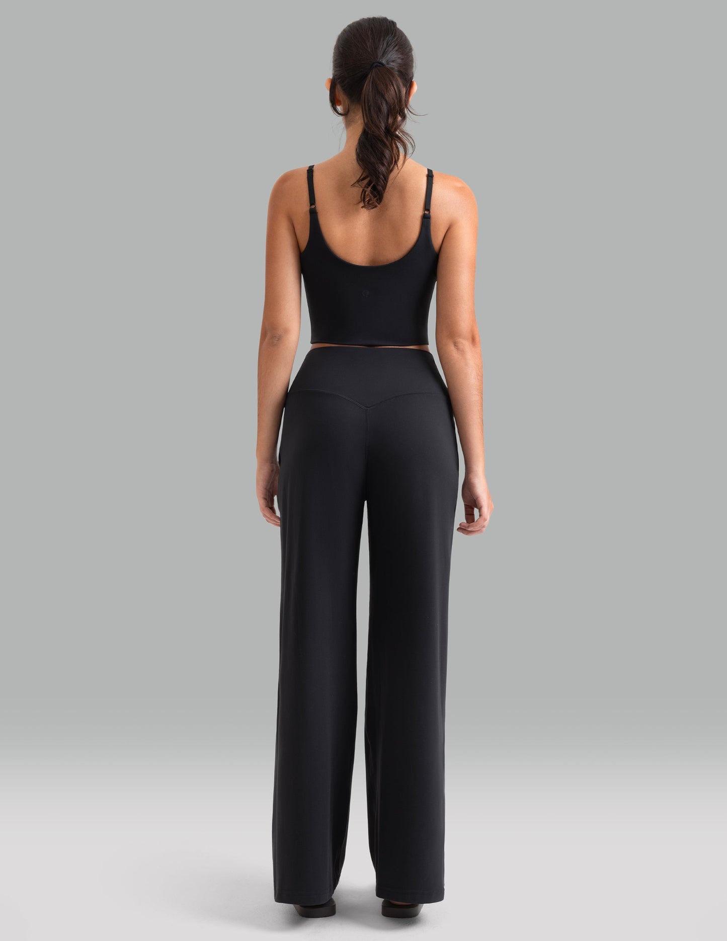 Dreamlux Wide Leg High Waisted Ultra Soft 27.5" Daily Pant - Petite 3