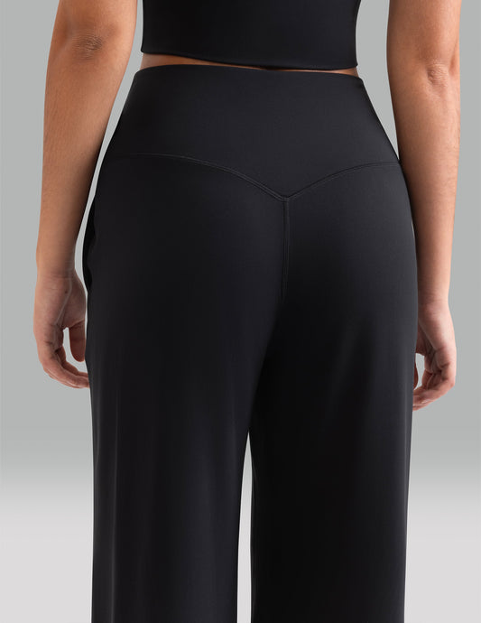 Dreamlux Wide Leg High Waisted Ultra Soft 27.5" Daily Pant - Petite 7