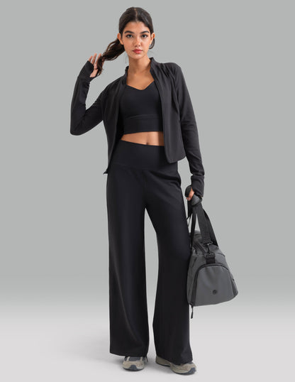 Dreamlux Wide Leg High Waisted Ultra Soft 32.5" Daily Pant - Tall 3