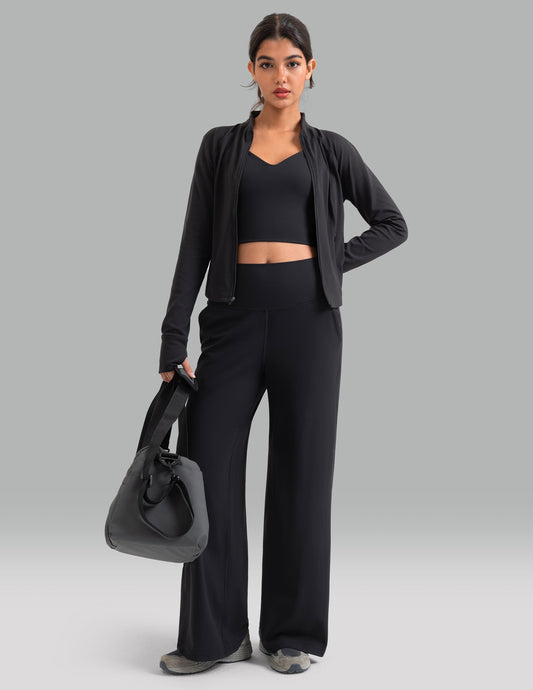Dreamlux Wide Leg High Waisted Ultra Soft 32.5" Daily Pant - Tall 4