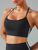 Dreamlux Y-Back Adjustable Sports Bra w/ Side Stripes 0