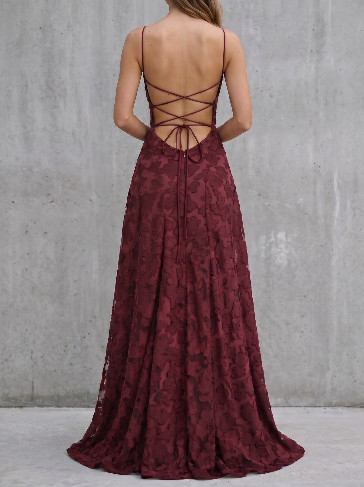 Elegant Long Lace Wedding Guest Dress with Body-Hugging Silhouette | Perfect Formal Attire for Unforgettable Occasions 5