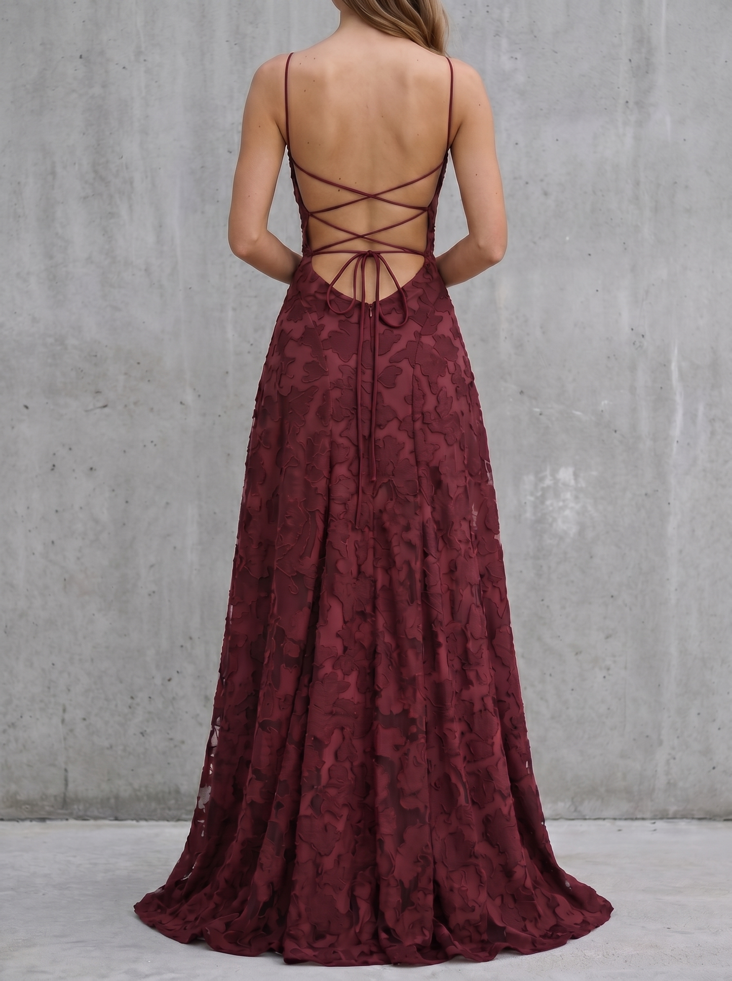 Elegant Long Lace Wedding Guest Dress with Body-Hugging Silhouette | Perfect Formal Attire for Unforgettable Occasions 5