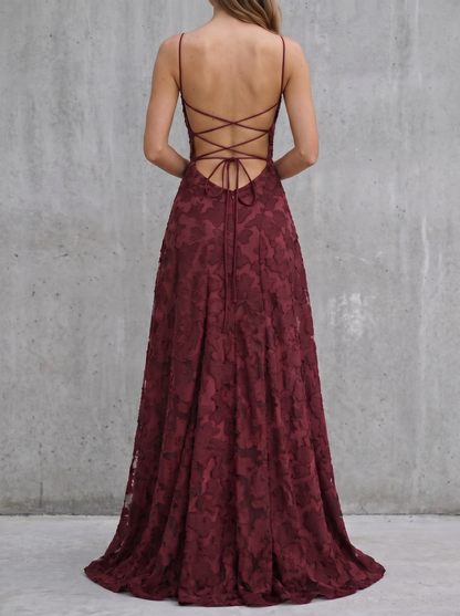 Elegant Long Lace Wedding Guest Dress with Body-Hugging Silhouette | Perfect Formal Attire for Unforgettable Occasions 5