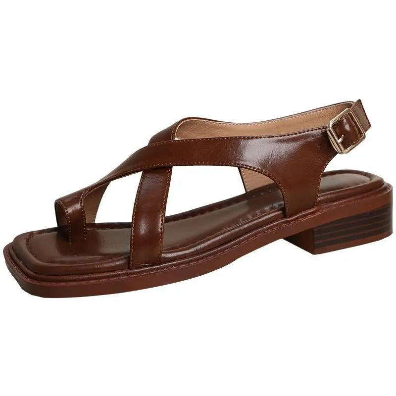 Elegant Women's Sandals | Retro French Style with Soft Sole | Versatile Comfort for Every Occasion 4