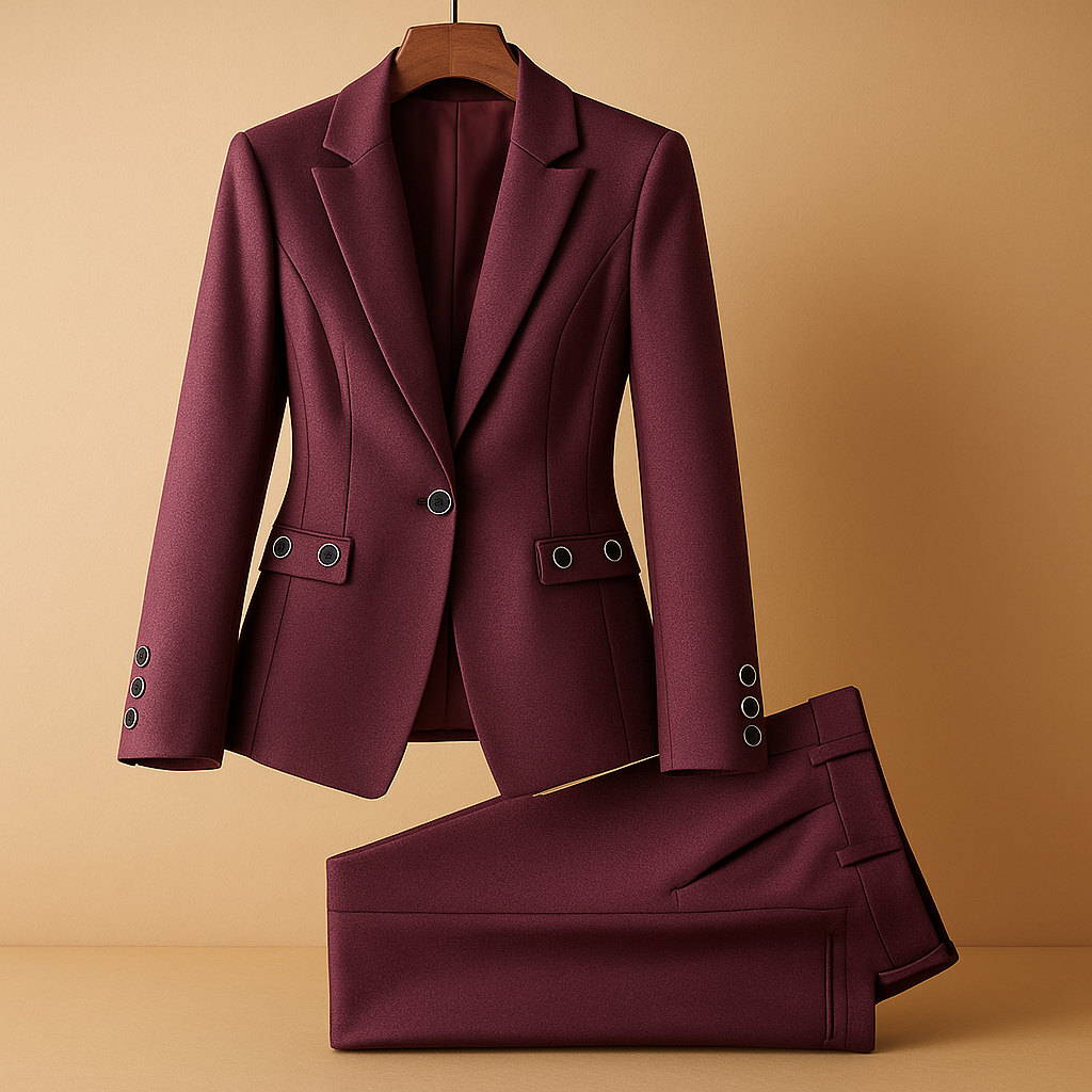 Elegant blazer set with trousers for women | Fiona 2