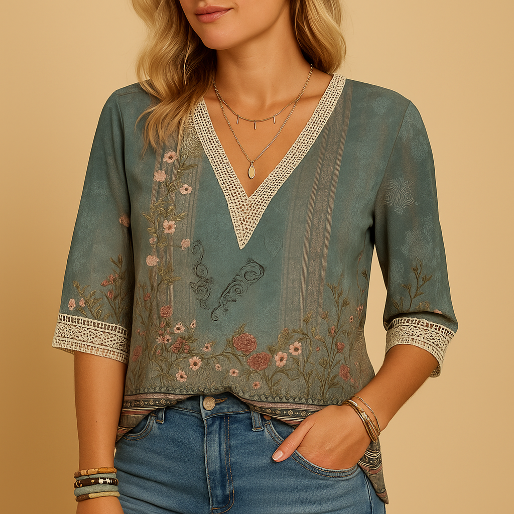 Elegant blouse for women with flattering fit | Sofia 2
