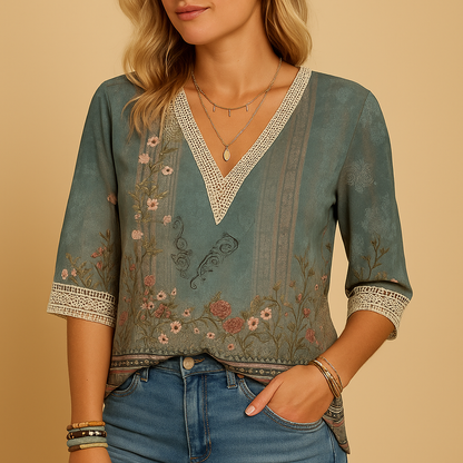 Elegant blouse for women with flattering fit | Sofia 2