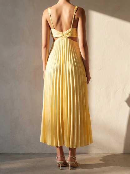 Elena Collection | Floral Maxi Dress with Pleated Design | Lightweight Fabric for Effortless Elegance 2
