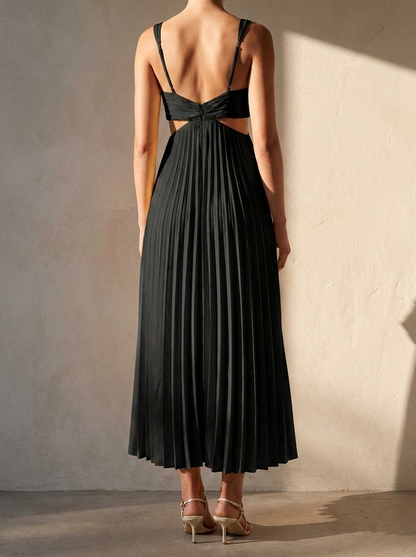 Elena Collection | Floral Maxi Dress with Pleated Design | Lightweight Fabric for Effortless Elegance 3