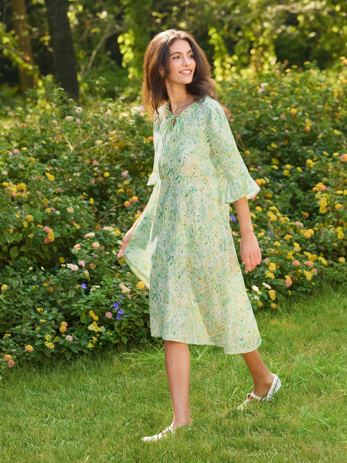 Ella | Charming Ruffled A-Line Summer Dress 2