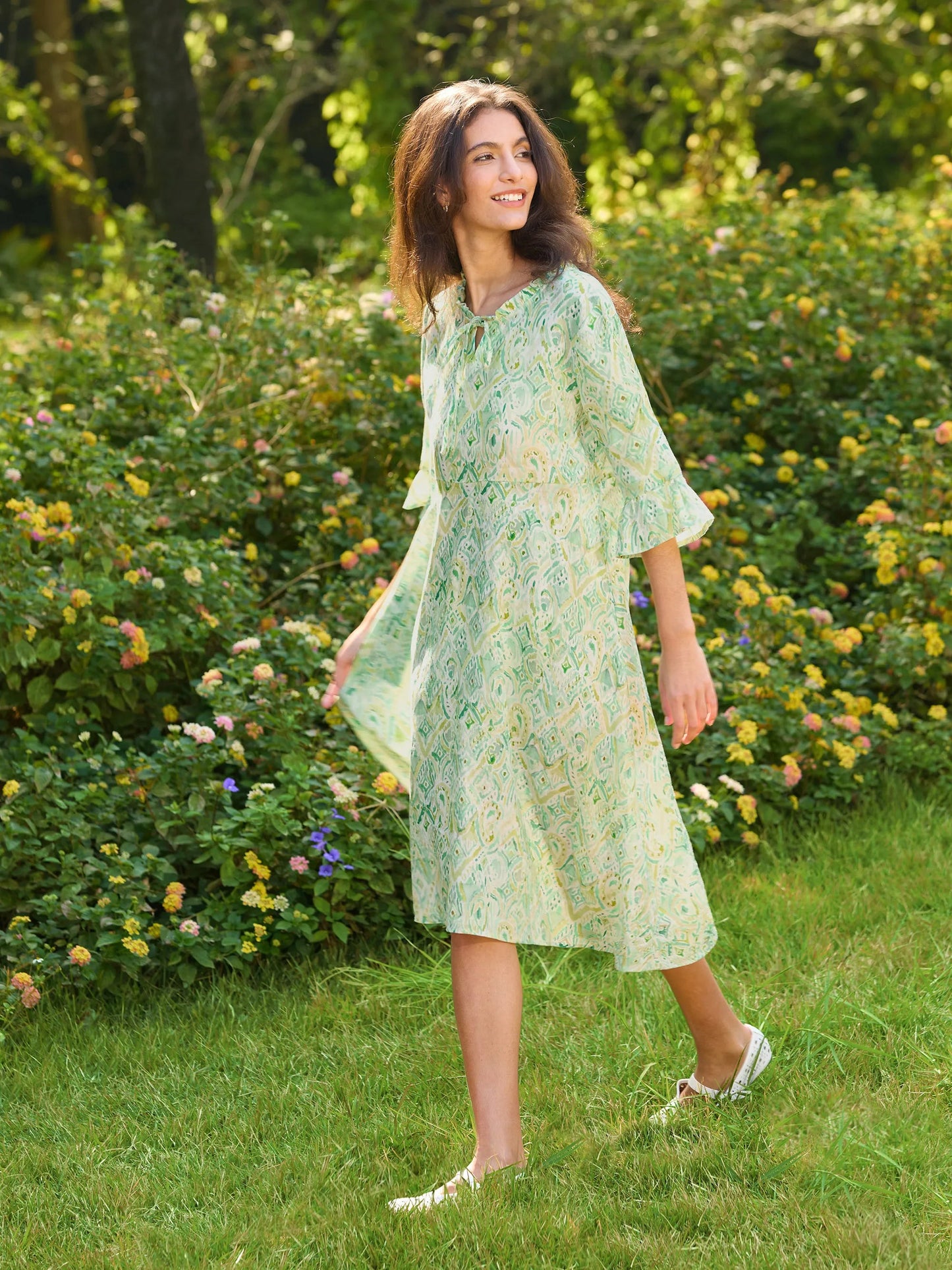 Ella | Charming Ruffled A-Line Summer Dress 2