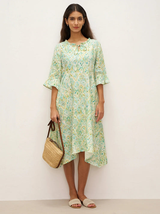 Ella | Charming Ruffled A-Line Summer Dress 3