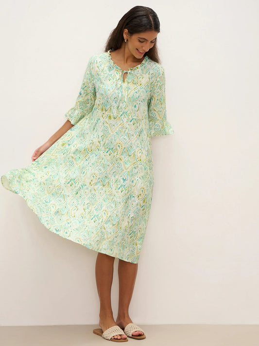 Ella | Charming Ruffled A-Line Summer Dress 4