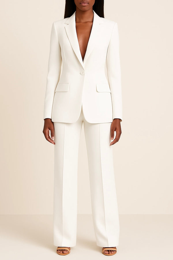 Ella | Chic Formal Suit Set with Tailored Long Blazer for Women 0