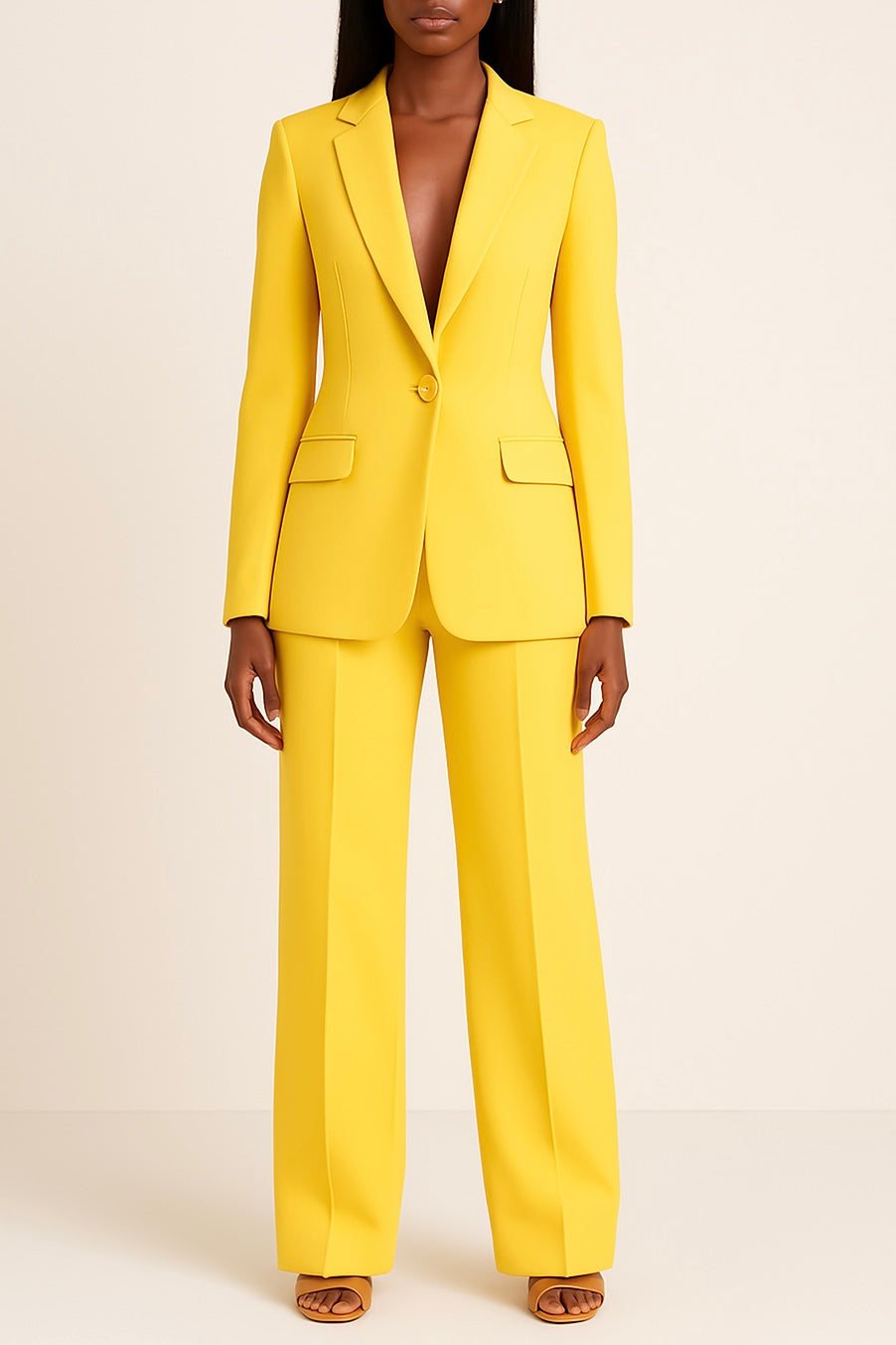 Ella | Chic Formal Suit Set with Tailored Long Blazer for Women 5