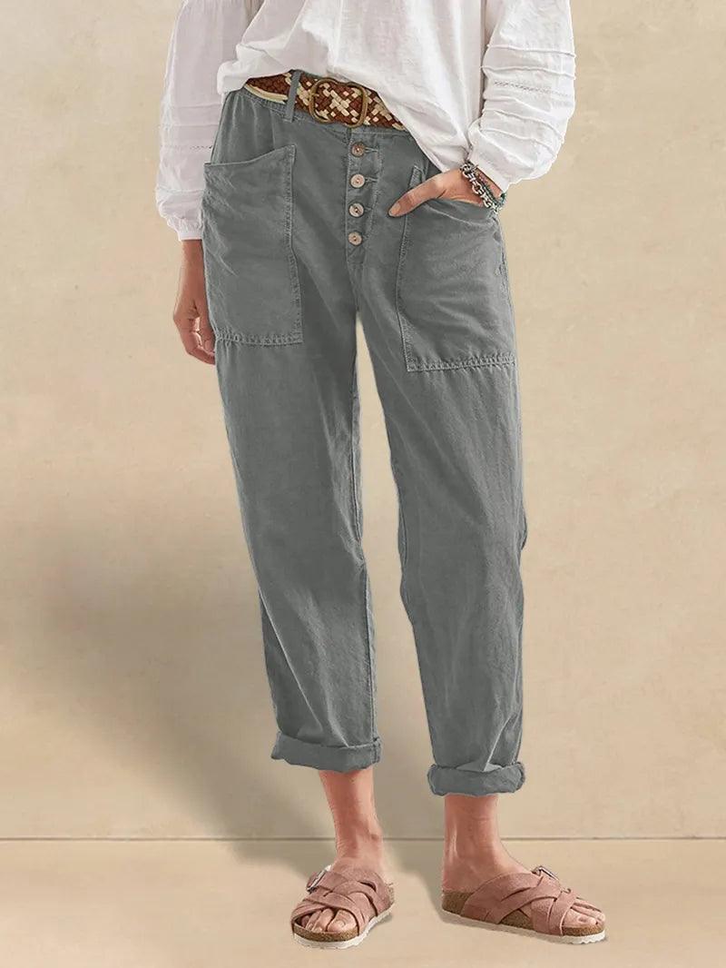 Ella | Stylish Breathable Linen Pants Women 10