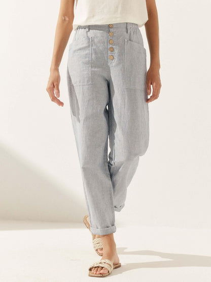 Ella | Stylish Breathable Linen Pants Women 12