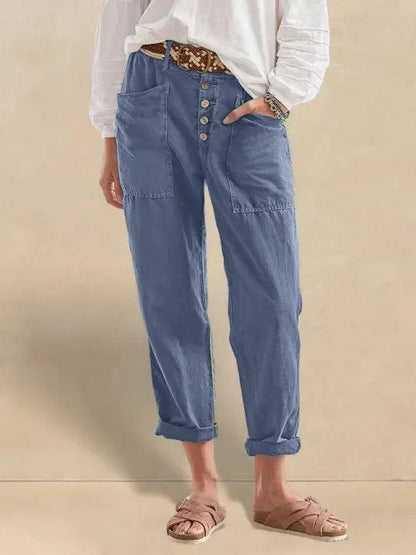 Ella | Stylish Breathable Linen Pants Women 13