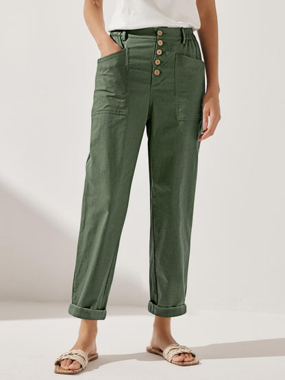 Ella | Stylish Breathable Linen Pants Women 2