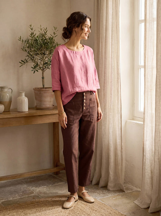 Ella | Stylish Breathable Linen Pants Women 8