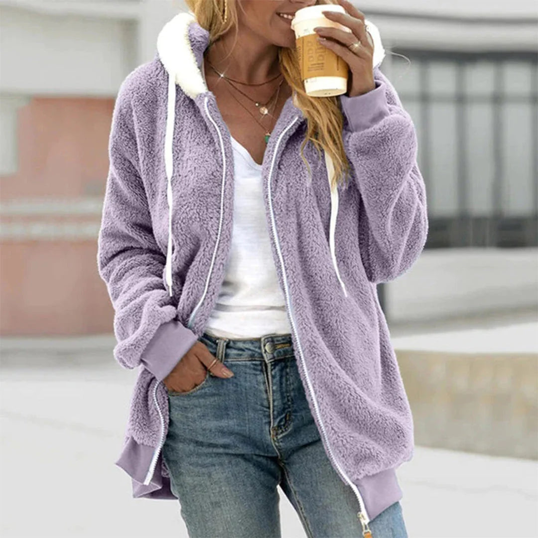 Elysia Winter Jacket | Women's Soft Fleece, Loose Fit 1